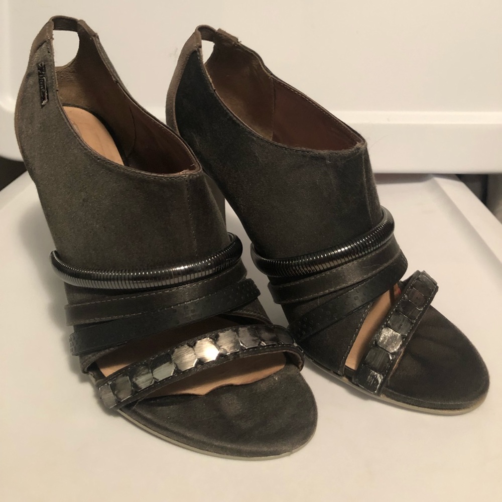 Sexy Diesel Heel, size 7.5. Worn a few times out dancing.